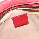 GUCCI GG Marmont Chain Shoulder Bag Leather Red Gold 447632 Auth ep9033-15