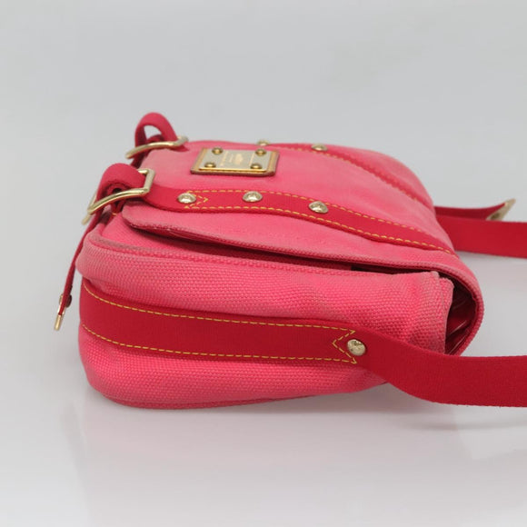 LOUIS VUITTON Antigua Busas PM Shoulder Bag Pink M40071 LV Auth ep9043