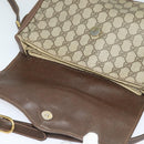 GUCCI GG Supreme Web Sherry Line Bag PVC Beige Gold 164 02 084 Auth ep9049-10