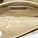GUCCI GG Supreme Web Sherry Line Bag PVC Beige Gold 164 02 084 Auth ep9049-11