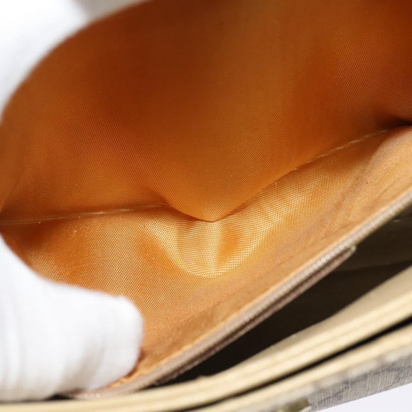 GUCCI GG Supreme Web Sherry Line Bag PVC Beige Gold 164 02 084 Auth ep9049