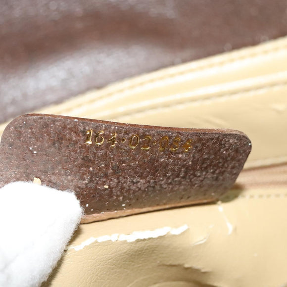 GUCCI GG Supreme Web Sherry Line Bag PVC Beige Gold 164 02 084 Auth ep9049