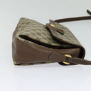 GUCCI GG Supreme Web Sherry Line Bag PVC Beige Gold 164 02 084 Auth ep9049-4