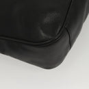 GUCCI Bamboo Hand Bag Leather Black Gold 001 0166 Auth ep9050-15