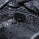 GUCCI Bamboo Hand Bag Leather Black Gold 001 0166 Auth ep9050-17