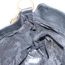 GUCCI Bamboo Hand Bag Leather Black Gold 001 0166 Auth ep9050-18