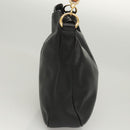 GUCCI Bamboo Hand Bag Leather Black Gold 001 0166 Auth ep9050-4