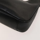 GUCCI Bamboo Hand Bag Leather 2way Black Gold 001 1638 Auth ep9053-9