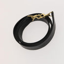 GUCCI Bamboo Hand Bag Leather 2way Black Gold 001 1638 Auth ep9053-20