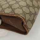 GUCCI GG Supreme Web Sherry Line Clutch Bag PVC Beige 89 01 031 Auth ep9056-10