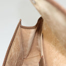 GUCCI GG Supreme Web Sherry Line Clutch Bag PVC Beige 89 01 031 Auth ep9056-17