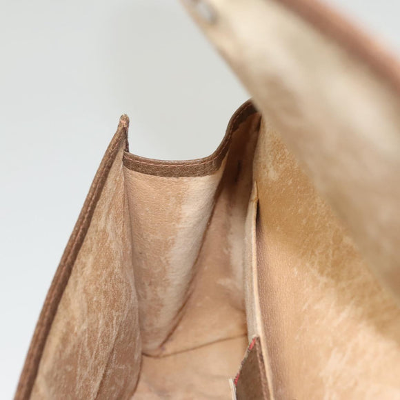 GUCCI GG Supreme Web Sherry Line Clutch Bag PVC Beige 89 01 031 Auth ep9056