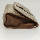 GUCCI GG Supreme Web Sherry Line Clutch Bag PVC Beige 89 01 031 Auth ep9056-4