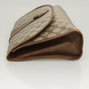 GUCCI GG Supreme Web Sherry Line Clutch Bag PVC Beige 89 01 031 Auth ep9056-5