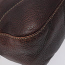 GUCCI Shoulder Bag Leather Brown Silver 247400 Auth ep9062-13