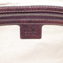GUCCI Shoulder Bag Leather Brown Silver 247400 Auth ep9062-15