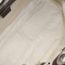 GUCCI Shoulder Bag Leather Brown Silver 247400 Auth ep9062-16