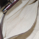 GUCCI Shoulder Bag Leather Brown Silver 247400 Auth ep9062-19