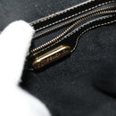 FENDI Pecan Canvas Backpack PVC Brown Black gold Auth ep9067-22