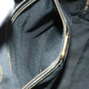 FENDI Pecan Canvas Backpack PVC Brown Black gold Auth ep9067-25