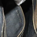 FENDI Pecan Canvas Backpack PVC Brown Black gold Auth ep9067-12