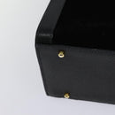 GUCCI Bamboo Hand Bag Suede Black Gold 002 1095 0260 Auth ep9070-15
