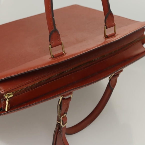 LOUIS VUITTON Epi Riviera Hand Bag Brown M48183 LV Auth ep9079