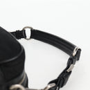 PRADA Shoulder Bag Nylon Black Silver Auth ep9086V-10