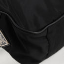 PRADA Shoulder Bag Nylon Black Silver Auth ep9086V-12