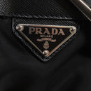 PRADA Shoulder Bag Nylon Black Silver Auth ep9086V-16