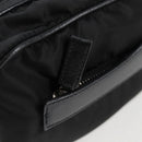 PRADA Shoulder Bag Nylon Black Silver Auth ep9086V-17