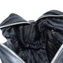 PRADA Shoulder Bag Nylon Black Silver Auth ep9086V-22