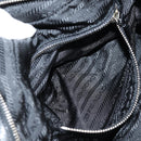 PRADA Shoulder Bag Nylon Black Silver Auth ep9086V-25