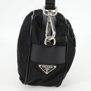 PRADA Shoulder Bag Nylon Black Silver Auth ep9086V-5