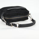 PRADA Shoulder Bag Nylon Black Silver Auth ep9086V-7