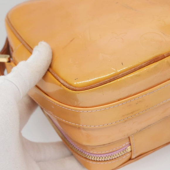 LOUIS VUITTON Monogram Vernis Wooster Bag Marshmallow Pink M91037 Auth ep9099