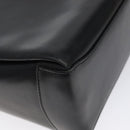 GUCCI Hand Bag Leather Black Gold 26 000 907 Auth ep9106-15