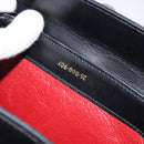 GUCCI Hand Bag Leather Black Gold 26 000 907 Auth ep9106-12