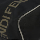 FENDI Hand Bag Nylon Black Gold Auth ep9113-11