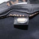 FENDI Hand Bag Nylon Black Gold Auth ep9113-15