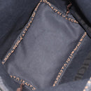 FENDI Hand Bag Nylon Black Gold Auth ep9113-16