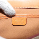CELINE Macadam Canvas Shoulder Bag Beige Gold Auth ep9122-20