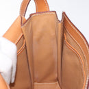 CELINE Macadam Canvas Shoulder Bag Beige Gold Auth ep9122-21