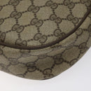 GUCCI GG Supreme Web Sherry Line Clutch Bag PVC Beige 89 01 034 Auth ep9131-15