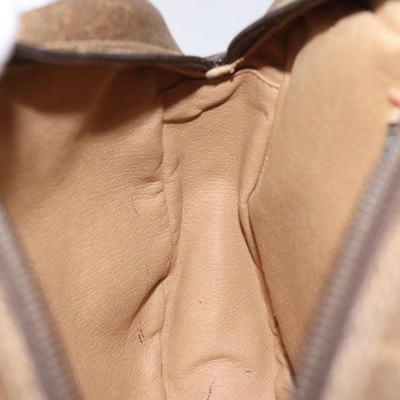 GUCCI GG Supreme Web Sherry Line Clutch Bag PVC Beige 89 01 034 Auth ep9131