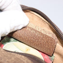 GUCCI GG Supreme Web Sherry Line Clutch Bag PVC Beige 89 01 034 Auth ep9131-12