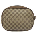 GUCCI GG Supreme Web Sherry Line Clutch Bag PVC Beige 89 01 034 Auth ep9131-2