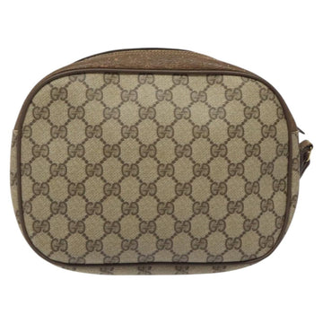 GUCCI GG Supreme Web Sherry Line Clutch Bag PVC Beige 89 01 034 Auth ep9131 - 0