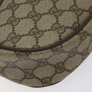 GUCCI GG Supreme Web Sherry Line Clutch Bag PVC Beige 89 01 034 Auth ep9131-7