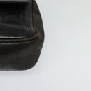 CHANEL COCO Mark Chain Shoulder Bag Leather Black Gold CC Auth ep9135-14